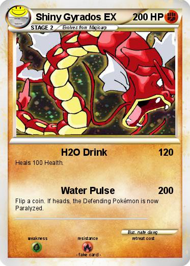Pokemon Shiny Gyrados EX