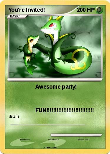 Pokemon You're Invited!