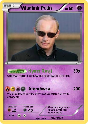 Pokemon Władimir Putin