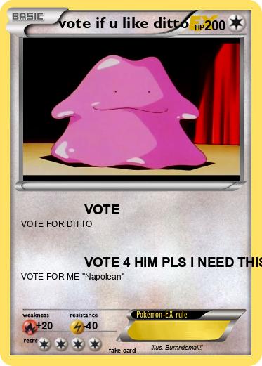 Pokemon vote if u like ditto