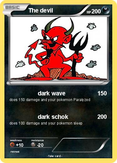 Pokemon The devil