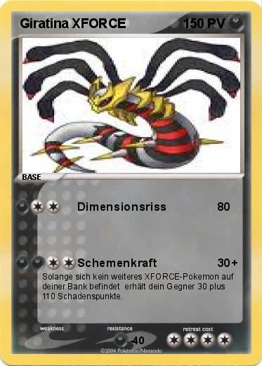 Pokemon Giratina XFORCE