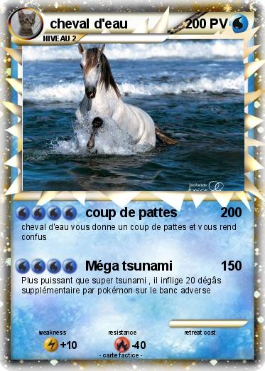 Pokemon cheval d'eau
