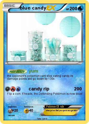 Pokemon blue candy