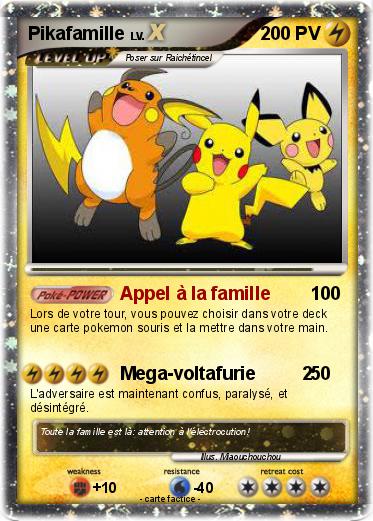 Pokemon Pikafamille