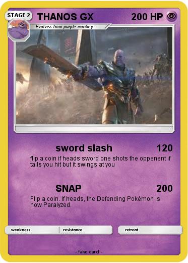 Pokemon THANOS GX