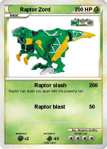 Pokemon Raptor Zord