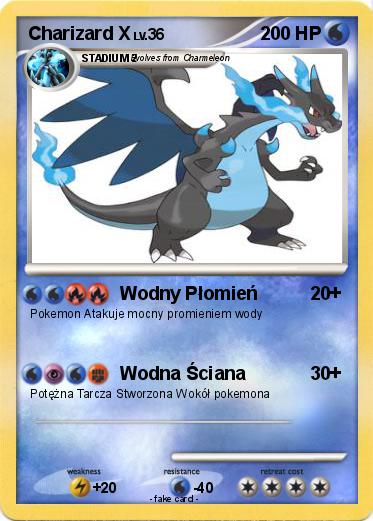 Pokemon Charizard X