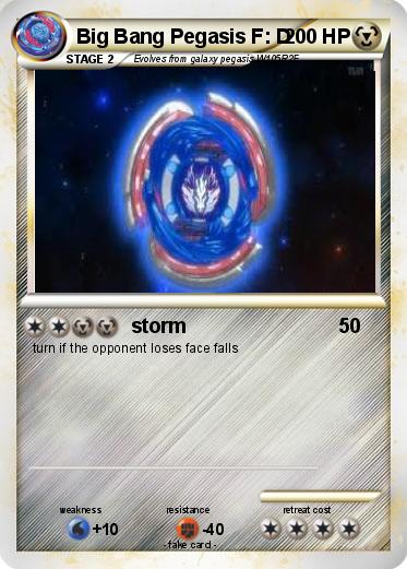 Pokemon Big Bang Pegasis F: D