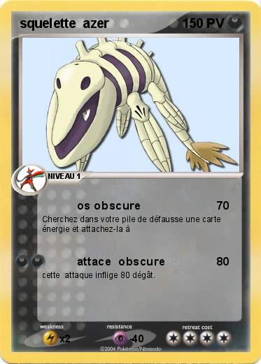 Pokemon squelette  azer