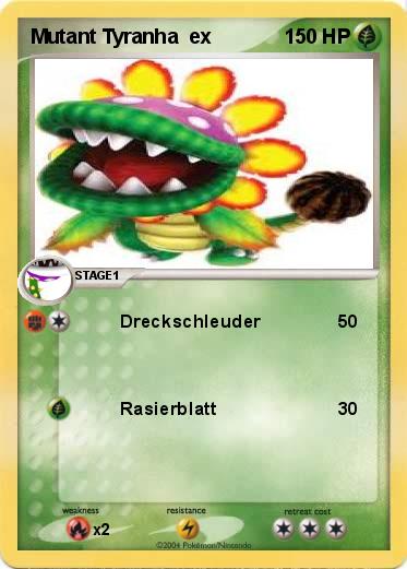 Pokemon Mutant Tyranha  ex
