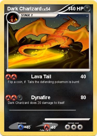 Pokemon Dark Charizard