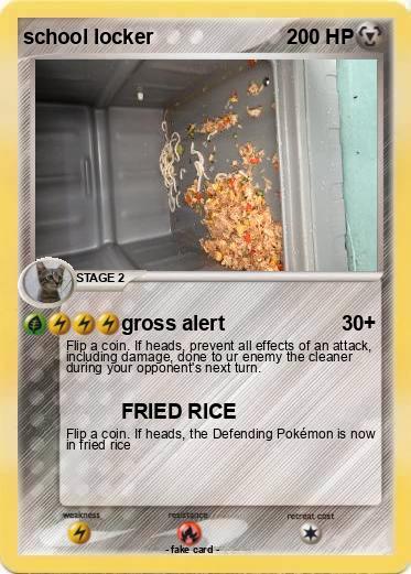Pokemon school locker