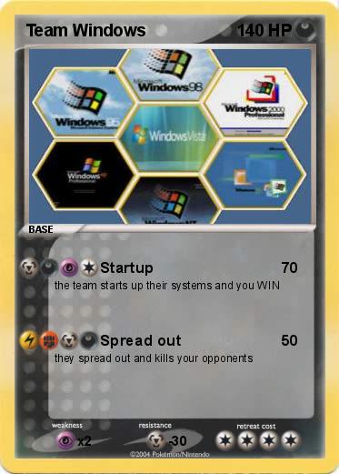 Pokemon Team Windows