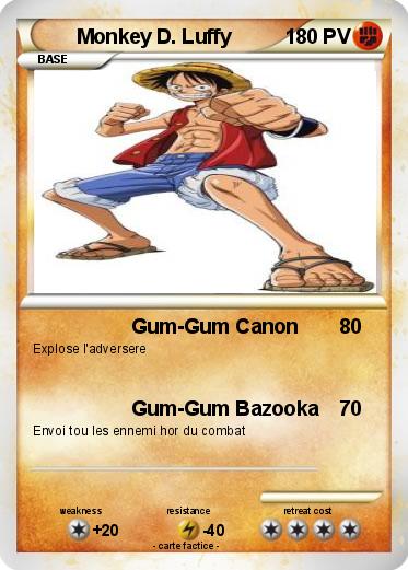 Pokemon Monkey D. Luffy