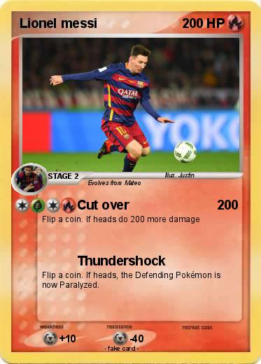 Pokemon Lionel messi