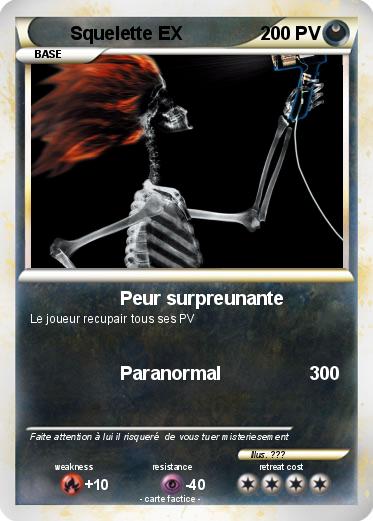 Pokemon Squelette EX