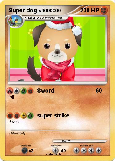 Pokemon Super dog
