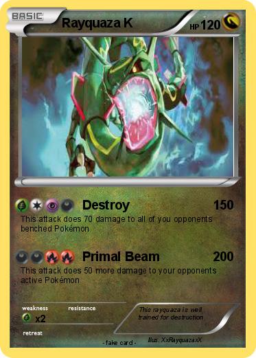 Pokemon Rayquaza K