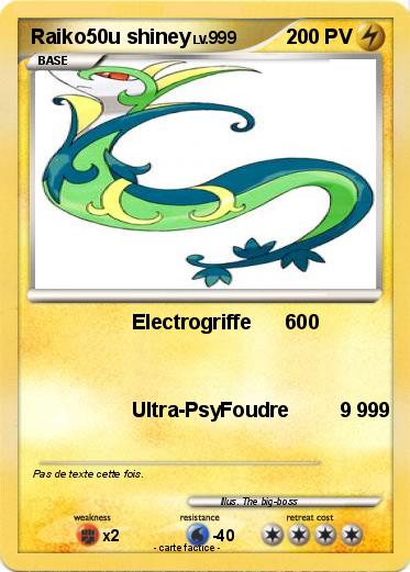 Pokemon Raiko50u shiney