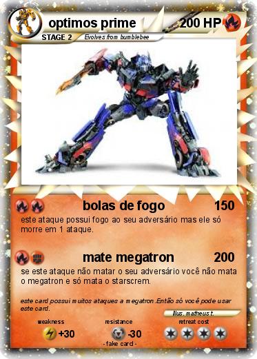 Pokemon optimos prime
