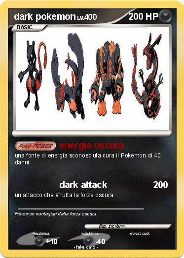 Pokemon dark pokemon