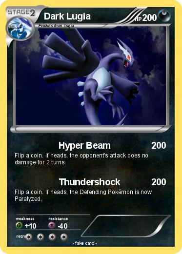 Pokemon Dark Lugia
