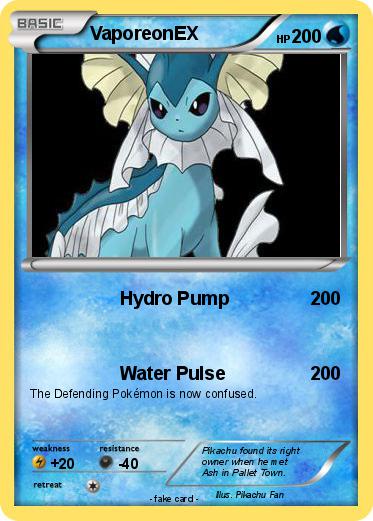 Pokemon VaporeonEX