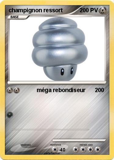 Pokemon champignon ressort