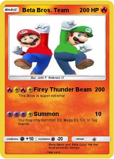 Pokemon Beta Bros. Team