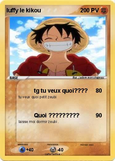 Pokemon luffy le kikou
