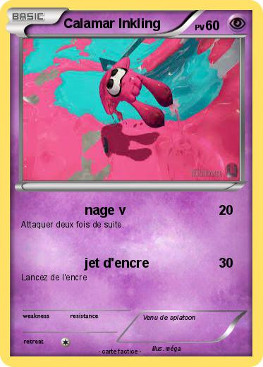 Pokemon Calamar Inkling