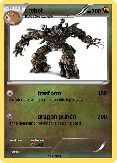 Pokemon robot