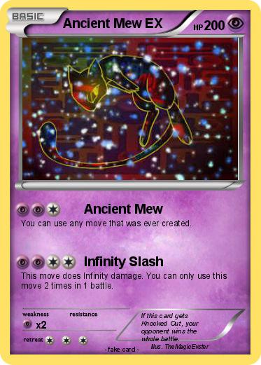 Pokemon Ancient Mew EX