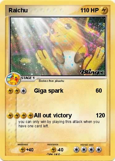 Pokemon Raichu