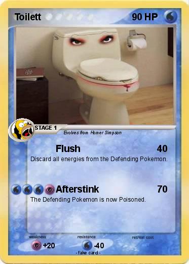 Pokemon Toilett