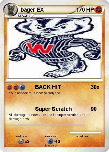 Pokemon bager EX