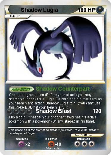 Pokemon Shadow Lugia