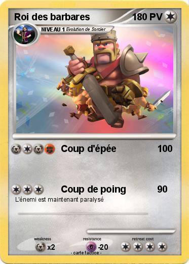 Pokemon Roi des barbares