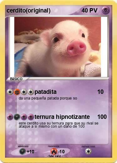Pokemon cerdito(original)