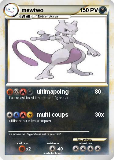 Pokemon mewtwo