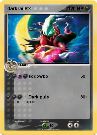 Pokemon darkrai EX