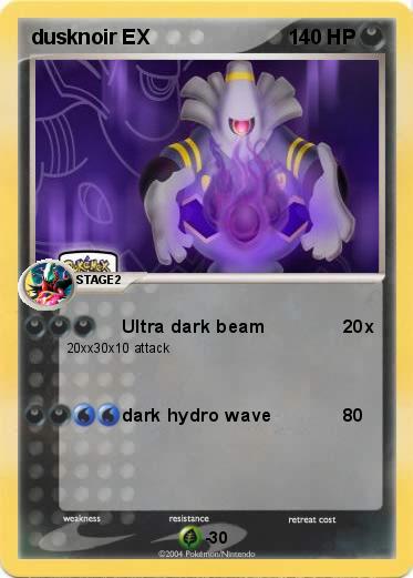 Pokemon dusknoir EX