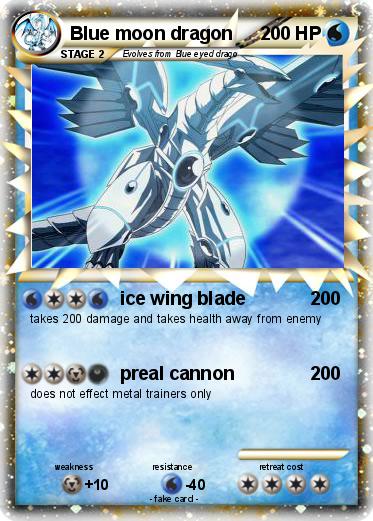 Pokemon Blue moon dragon