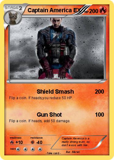 Pokemon Captain America EX