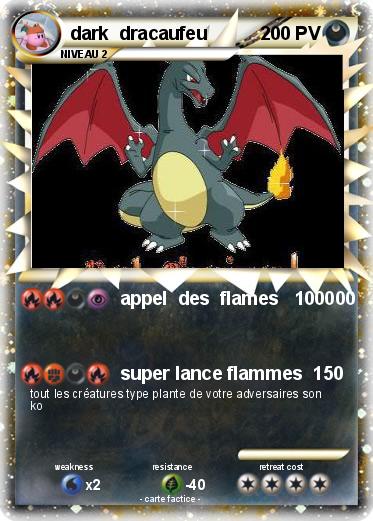 Pokemon dark  dracaufeu