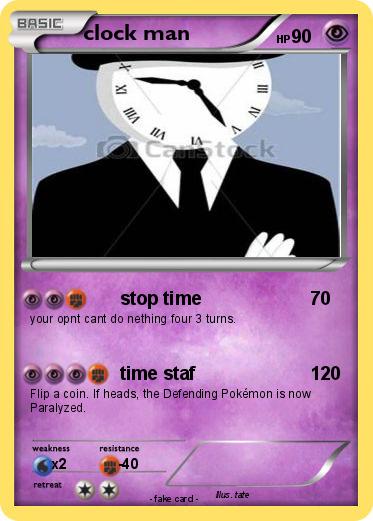 Pokemon clock man