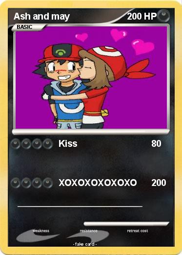 Pokemon Ash and may