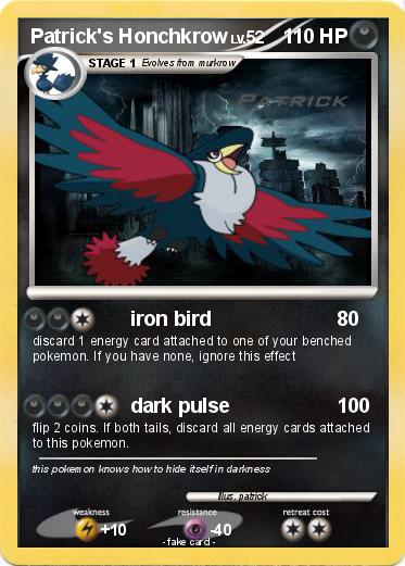 Pokemon Patrick's Honchkrow