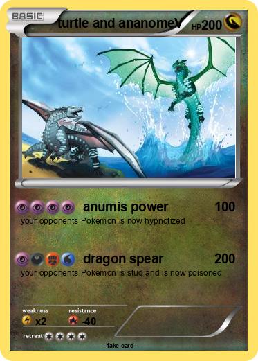 Pokemon turtle and ananomeV